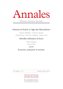 Annales histoire sciences sociales, 2021, no 01
